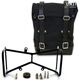 Unitgarage / ユニットガレージ Side Pannier Canvas + Symmetrical Double Subframe NineT, Black/Black | U001+1632+A2-Black-Black