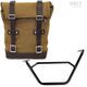 Unitgarage / ユニットガレージ Side Pannier Canvas + subframe R1200 GS LC, Beige/Brown | U001+1901SX-Beige-Brown