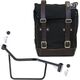 Unitgarage / ユニットガレージ Side Pannier Canvas + Right Subframe R 1200 R LC, Black/Brown | U001+2101DX-Black-Brown