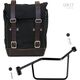 Unitgarage / ユニットガレージ Side Pannier Canvas + Left Subframe R 1200 R LC, Black/Brown | U001+2101SX-Black-Brown