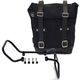 Unit Garage WAXED SUEDE SIDE PANNIER + SUBFRAME HUSQVARNA VITPILEN 701, JetBlack | U002-3001-JetBlack