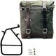 Unitgarage / ユニットガレージ Canvas Side Pannier Scram 22L-30L + Subframe NineT Series, Green/Brown | U201+1620-Green-Brown