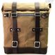 Unitgarage / ユニットガレージ Canvas Side Pannier Scram 22L-30L, Beige/Brown | U201-Beige-Brown