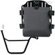Unitgarage / ユニットガレージ Aluminum bag holder with adjustable front in Hypalon and Quick Release System + subframe, Black | UG007+U000+1005DX-Black