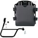Unitgarage / ユニットガレージ Aluminum bag holder with adjustable front in Hypalon and Quick Release System + subframe, Black | UG007+U000+1011DX-Black