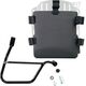 Unitgarage / ユニットガレージ Aluminum bag holder with adjustable front in Hypalon and Quick Release System + subframe, Silver | UG007+U000+1013DX-Silver