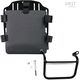 Unitgarage / ユニットガレージ Aluminum bag holder with adjustable front in Hypalon and Quick Release System + subframe, Black | UG007+U000+1019SX-Black