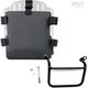 Unitgarage / ユニットガレージ Aluminum bag holder with adjustable front in Hypalon and Quick Release System + subframe, Silver | UG007+U000+1019SX-Silver