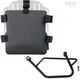 Unitgarage / ユニットガレージ Aluminum bag holder with adjustable front in Hypalon and Quick Release System + subframe, Silver | UG007+U000+1021SX-Silver