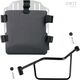 Unitgarage / ユニットガレージ Aluminum bag holder with adjustable front in Hypalon and Quick Release System + subframe, Silver | UG007+U000+2101SX-Silver