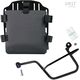 Unitgarage / ユニットガレージ Aluminum bag holder with adjustable front in Hypalon and Quick Release System + subframe, Black | UG007+U000+2213SX-Black