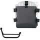 Unitgarage / ユニットガレージ Aluminum bag holder with adjustable front in Hypalon and Quick Release System + subframe, Silver | UG007+U000+2251DX-Silver