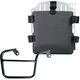 Unitgarage / ユニットガレージ Aluminum bag holder with adjustable front in Hypalon and Quick Release System + subframe, Silver | UG007+U000+2600DX-Silver