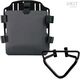 Unitgarage / ユニットガレージ Aluminum bag holder with adjustable front in Hypalon and Quick Release System + subframe (2020 until now), Black | UG007+U000+3003SX-Black