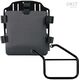 Unitgarage / ユニットガレージ Aluminum bag holder with adjustable front in Hypalon and Quick Release System + subframe, Black | UG007+U000+3500SX-Black