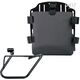 Unitgarage / ユニットガレージ Aluminum bag holder with adjustable front in Hypalon and Quick Release System + subframe, Black | UG007+U000+3700DX-Black