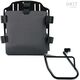 Unitgarage / ユニットガレージ Aluminum bag holder with adjustable front in Hypalon and Quick Release System + subframe, Black | UG007+U000+3700SX-Black