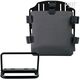 Unitgarage / ユニットガレージ Aluminum bag holder with adjustable front in Hypalon and Quick Release System + subframe, Black | UG007+U000+3800-Black