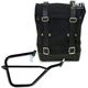 Unitgarage / ユニットガレージ Side Pannier Canvas + Right Subframe Yamaha, Black/Black | U001+2504DX-Black-Black