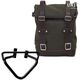 Unitgarage / ユニットガレージ Side Pannier Canvas + Right Subframe husqvarna 200 (2020 until now), Green/Brown | U001+3003DX-Green-Brown