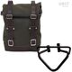 Unitgarage / ユニットガレージ Side Pannier Canvas + Left Subframe husqvarna 401 (2020 until now), Green/Brown | U001+3003SX-Green-Brown
