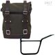 Unitgarage / ユニットガレージ Side Pannier Canvas + Left Subframe Pan America 1250, Green/Brown | U001+3304SX-Green-Brown