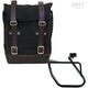 Unitgarage / ユニットガレージ Side Pannier Canvas + Left Subframe BMW CE 04, Black/Brown | U001+3700SX-Black-Brown