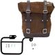 Unitgarage / ユニットガレージ Waxed Suede Side Pannier + Subframe K Series, ColoradoBrown | U002+1806-ColoradoBrown