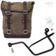 Unitgarage / ユニットガレージ Waxed Suede Side Pannier + Left Subframe Guzzi V7, MossGrey | U002+2213SX-MossGrey