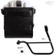Unitgarage / ユニットガレージ Carrying system in aluminum with adjustable leather front, Quick Release System and frame (2016 until now), Black/Silver | U085+U000+1011SX-Black-Silver