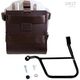 Unitgarage / ユニットガレージ Carrying system in aluminum with adjustable leather front, Quick Release System and frame (2016 until now), Brown/Silver | U085+U000+1013SX-Brown-Silver