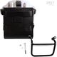 Unitgarage / ユニットガレージ Carrying system in aluminum with adjustable leather front, Quick Release System and frame (2019 until now), Black/Silver | U085+U000+1019SX-Black-Silver