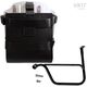 Unitgarage / ユニットガレージ Carrying system in aluminum with adjustable leather front, Quick Release System and frame (2016 until now), Black/Silver | U085+U000+1020SX-Black-Silver
