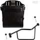 Unitgarage / ユニットガレージ Carrying system in aluminum with adjustable leather front, Quick Release System and frame, Black/Black | U085+U000+2101SX-Black-Black