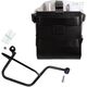 Unitgarage / ユニットガレージ Carrying system in aluminum with adjustable leather front, Quick Release System and frame, Black/Silver | U085+U000+2213DX-Black-Silver