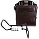 Unitgarage / ユニットガレージ Carrying system in aluminum with adjustable leather front, Quick Release System and vitpilen 701 frame, Brown/Black | U085+U000+3001-Brown-Black