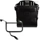 Unitgarage / ユニットガレージ Carrying system in aluminum with adjustable leather front, Quick Release System and frame, Black/Black | U085+U000+3208DX-Black-Black