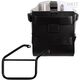 Unitgarage / ユニットガレージ Carrying system in aluminum with adjustable leather front, Quick Release System and frame, Black/Silver | U085+U000+3500DX-Black-Silver