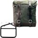 Unitgarage / ユニットガレージ Canvas Side Pannier Scram 22L-30L + Left subframe Ducati Scrambler Series, Green/Brown | U201+1007-Green-Brown