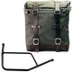 Unitgarage / ユニットガレージ Canvas Side Pannier Scram 22L-30L + Subframe R 1200 R, Green/Brown | U201+1421-Green-Brown