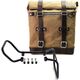Unitgarage / ユニットガレージ Canvas Side Pannier Scram 22L-30L + Subframe husqvarna vitpilen 701, Beige/Brown | U201+3001-Beige-Brown