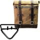 Unitgarage / ユニットガレージ Canvas Side Pannier Scram 22L-30L + Right Subframe husqvarna 401 (2020 until now), Beige/Brown | U201+3004DX-Beige-Brown