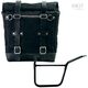 Unitgarage / ユニットガレージ Canvas Side Pannier Scram 22L-30L + Left Subframe Pan America 1250, Black/Black | U201+3304SX-Black-Black