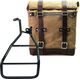 Unitgarage / ユニットガレージ Canvas Side Pannier Scram 22L-30L + Right Subframe Sportster S 1250, Beige/Brown | U201+3320DX-Beige-Brown