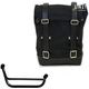 Unitgarage / ユニットガレージ Side Pannier Canvas + Right Subframe Guzzi V85 TT, Black/Black | U001+2251DX-Black-Black