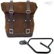 Unitgarage / ユニットガレージ Waxed Suede Side Pannier + Left Subframe Guzzi V9 Bobber, ColoradoBrown | U002+2250SX-ColoradoBrown