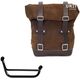 Unitgarage / ユニットガレージ Waxed Suede Side Pannier + Right Subframe Guzzi V85 TT, ColoradoBrown | U002+2251DX-ColoradoBrown