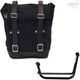 Unitgarage / ユニットガレージ Waxed Suede Side Pannier + Left Subframe Guzzi V85 TT, JetBlack | U002+2251SX-JetBlack