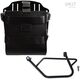 Unitgarage / ユニットガレージ Carrying system in aluminum with adjustable leather front, Quick Release System and frame, Black/Black | U085+U000+1021SX-Black-Black
