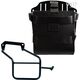 Unitgarage / ユニットガレージ Carrying system in aluminum with adjustable leather front, Quick Release System and frame, Black/Black | U085+U000+3600DX-Black-Black